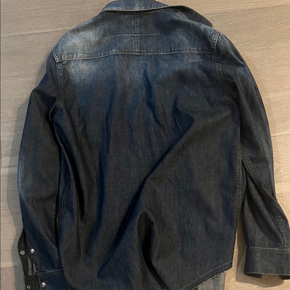 Givenchy Denim Button-Up Jacket - image 5